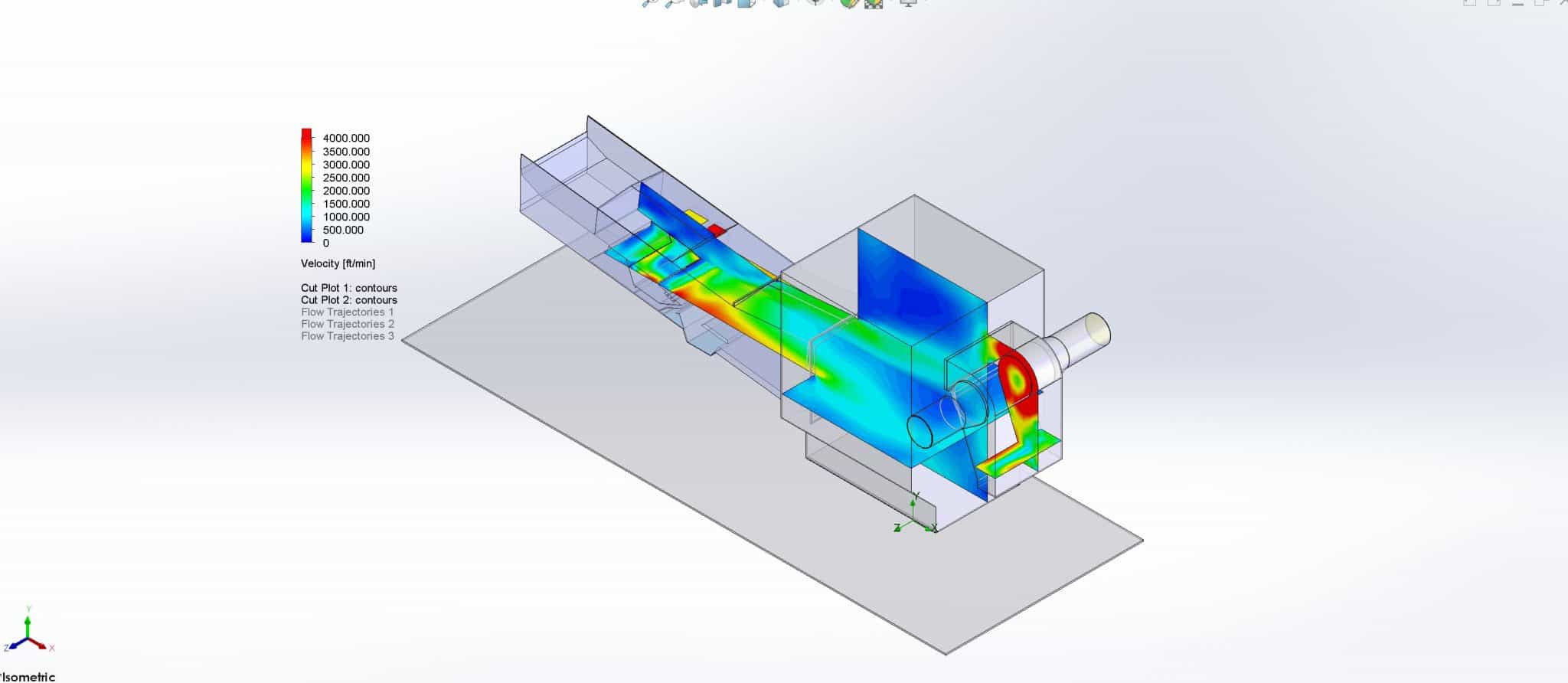 Air Flow Analysis with CFD Modeling Tests