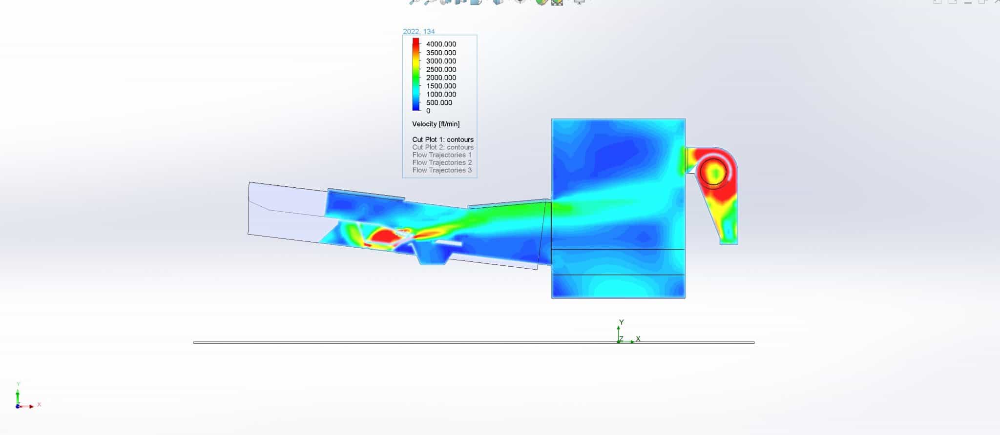 Air Flow Analysis with CFD Modeling Tests