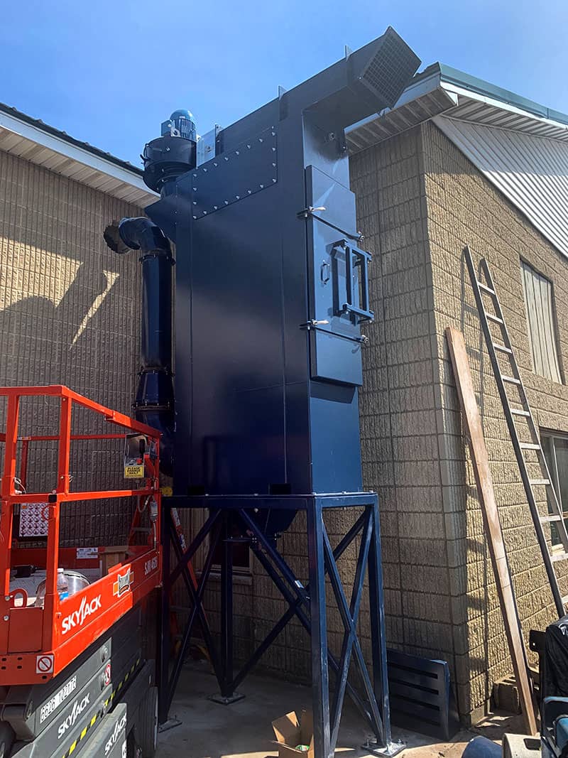 Cartridge Dust Collectors for Fine Dust, Fumes, Small Spaces