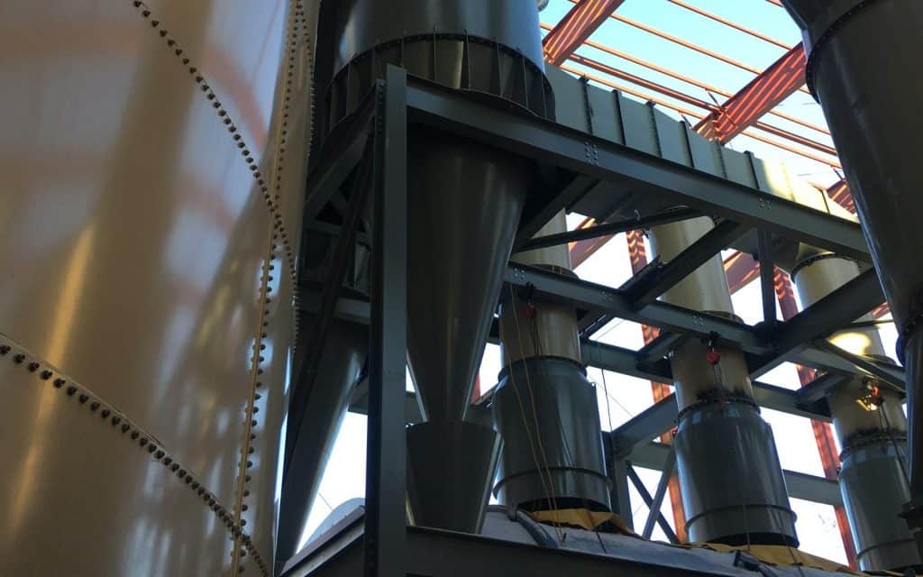 Cyclone dust collector used in mining